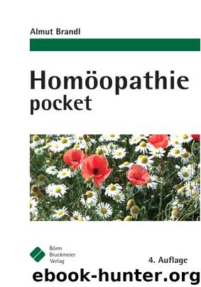 Homoeopathie pocket by Almut Brandl