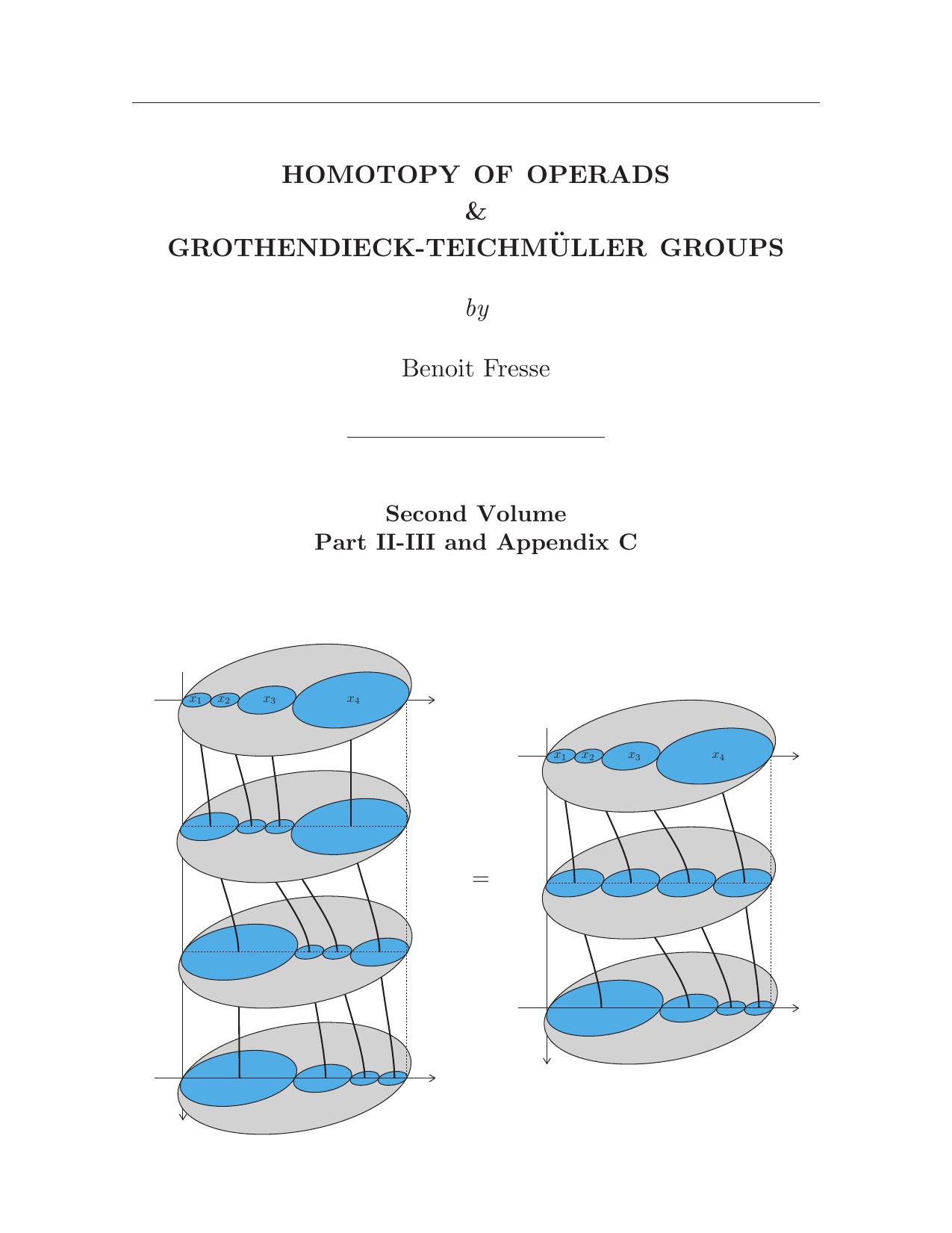 Homotopy of operads and Grothendieck-Teichmuller groups. Vol.2 by Fresse B