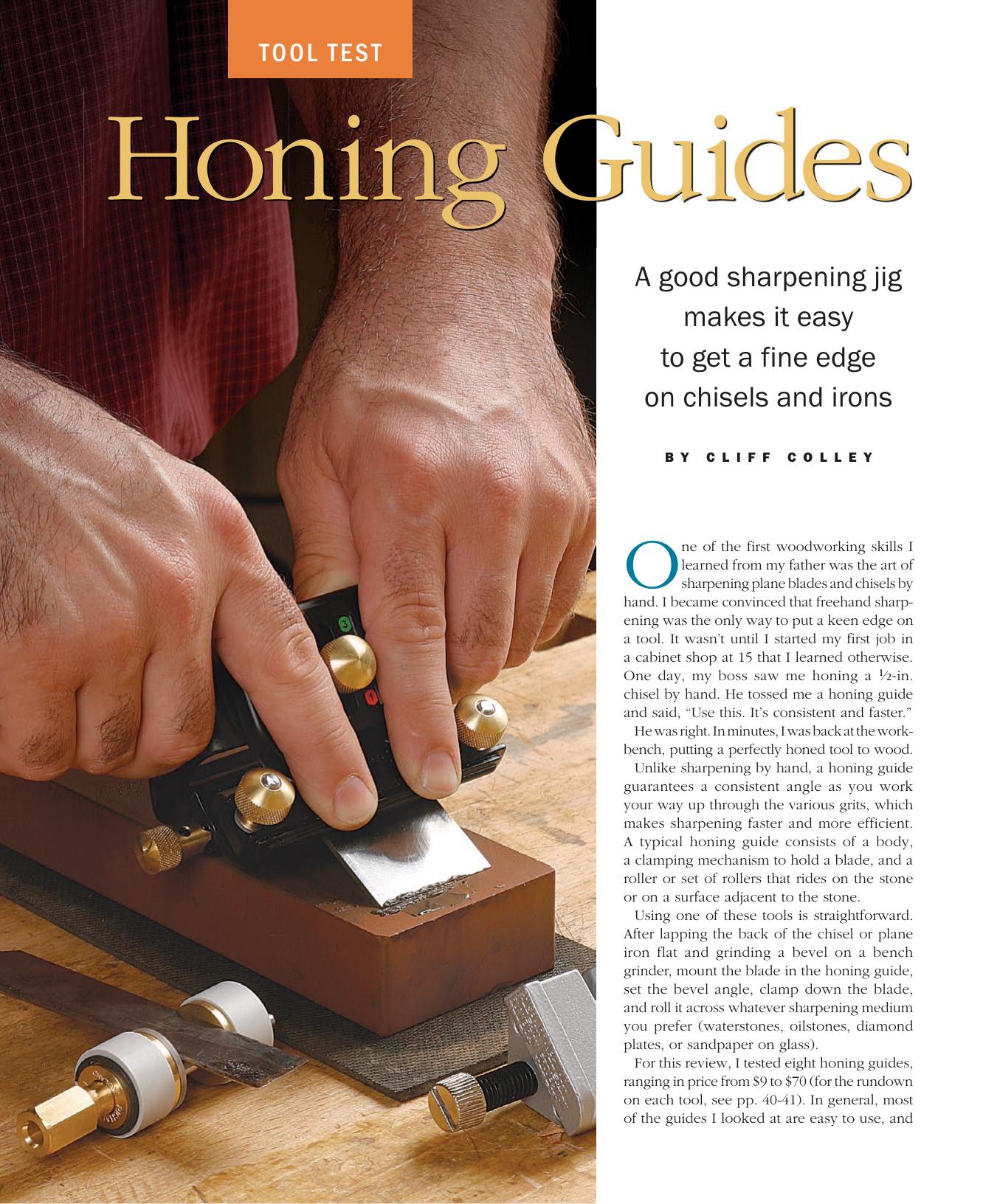Honing Guides by Cliff Colley