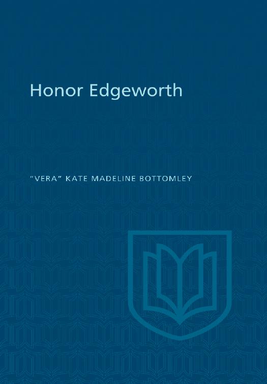 Honor Edgeworth by Kate Madeleine Bottomley; Douglas Lochhead