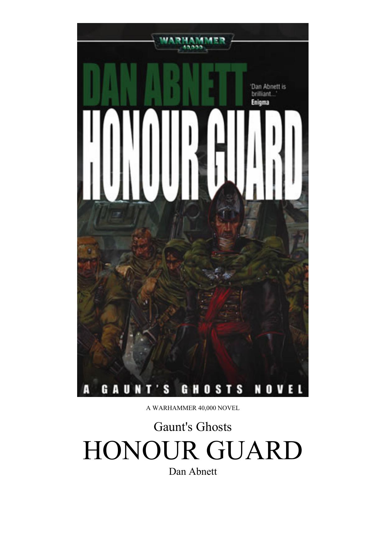Honour Guard by Dan Abnett