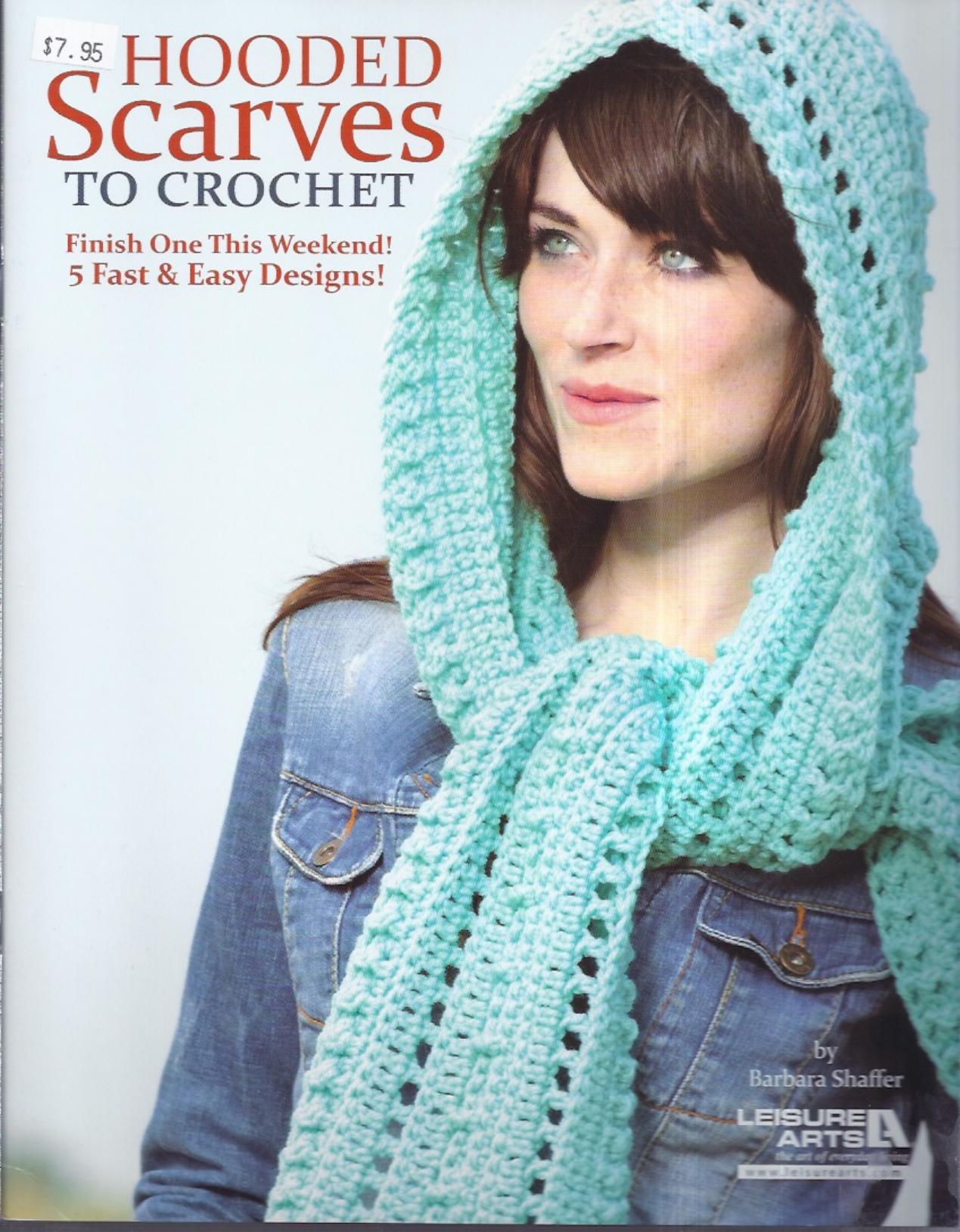 Hooded scarves to crochet by Shaffer Barbara