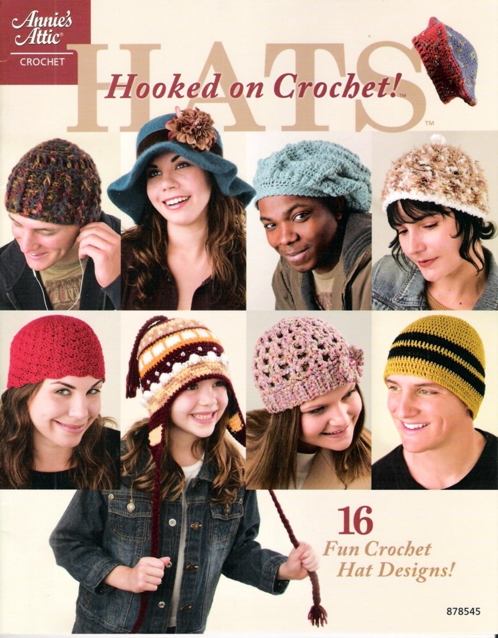 Hooked on crochet! hats II : 8 colorful & fun hats made using worsted-weight yarn by Chamberlain Glenda
