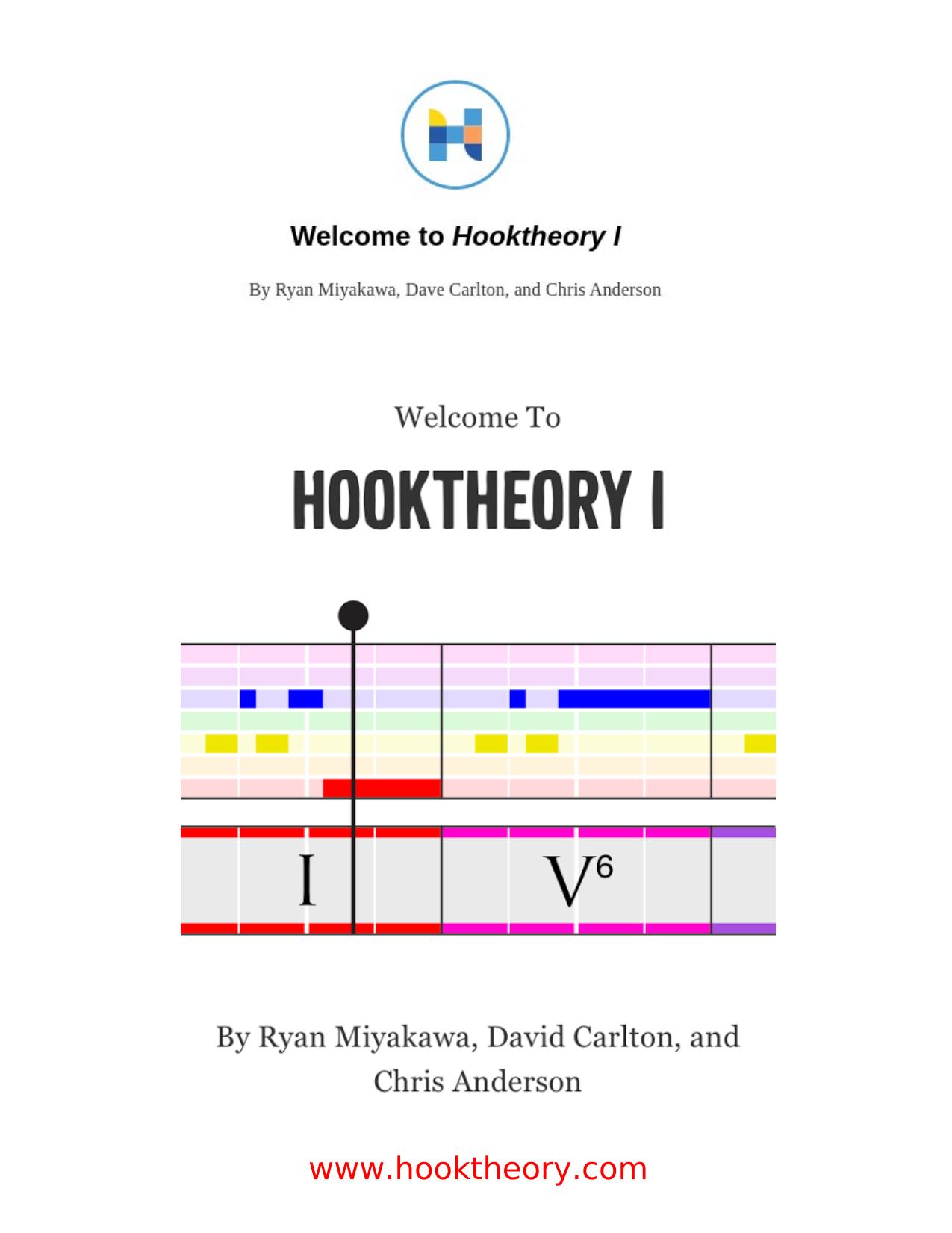 Hooktheory I by Chris Anderson Ryan Miyakawa and David Carlton
