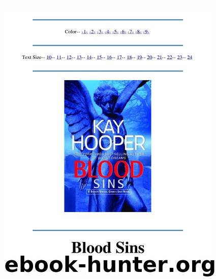 Hooper, Kay - Bishop 11 - [Blood 02] - Blood Sins by Kay Hooper