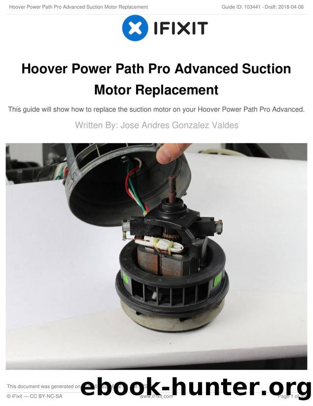 Hoover Power Path Pro Advanced Suction Motor Replacement by Unknown