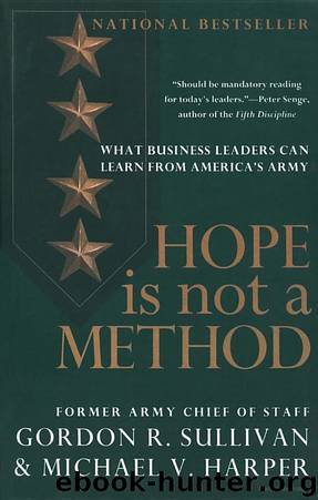 Hope is Not a Method by Gordon R. Sullivan
