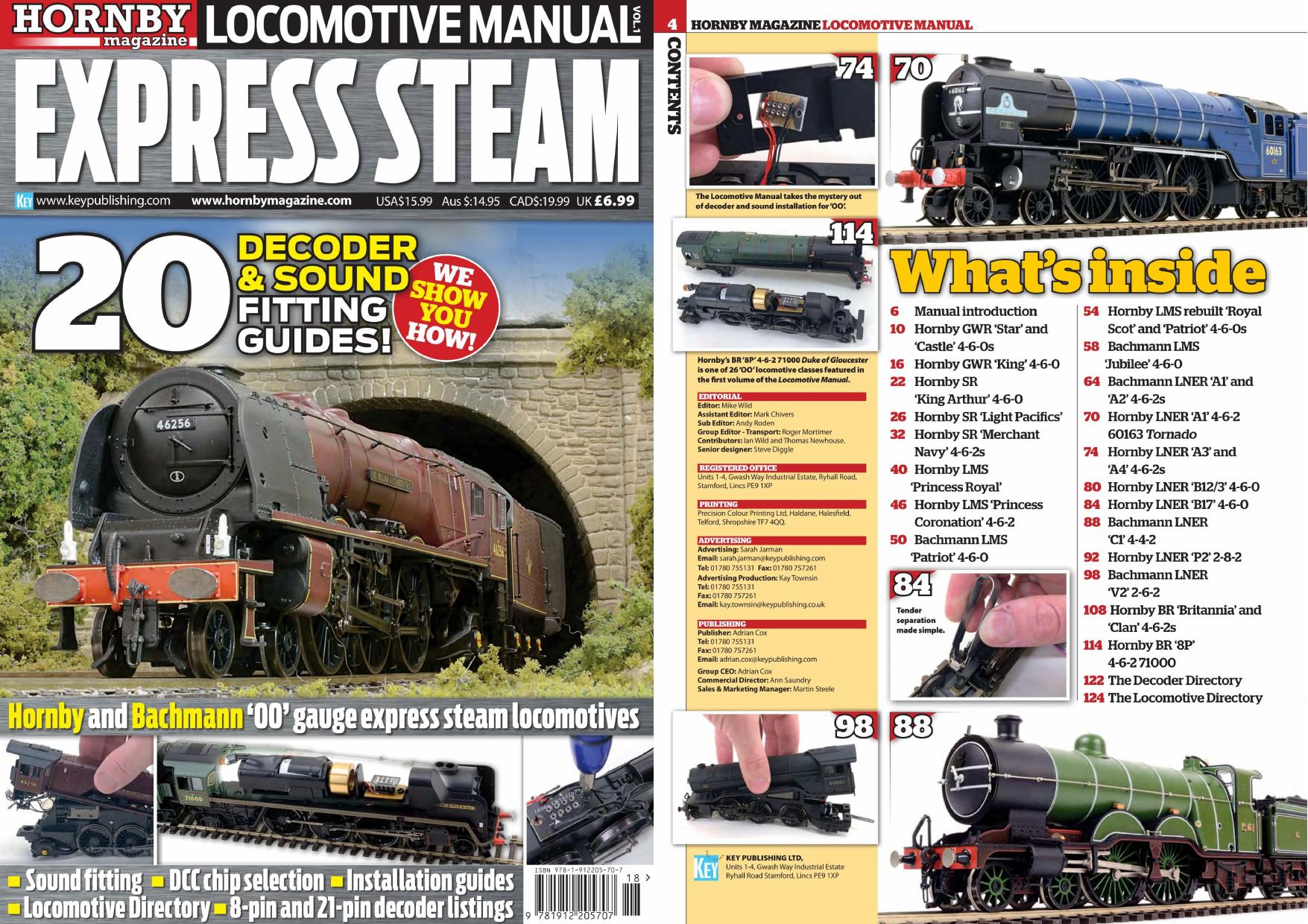 Hornby Magazine - Locomotive Manual by Express Steam Vol.1 2020