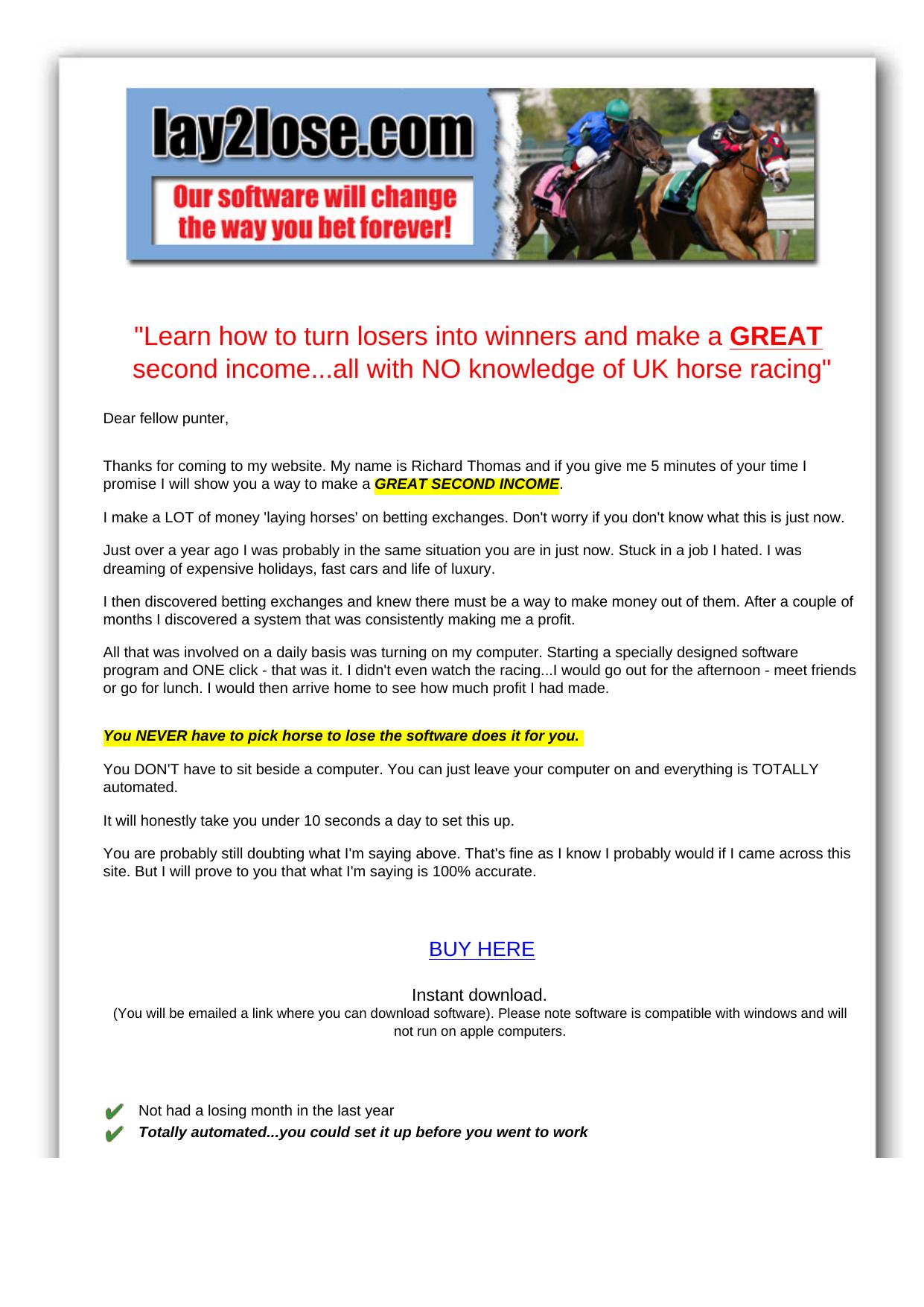 Horse Racing Betting Exchange Software. by Best of Kuszter's Collection