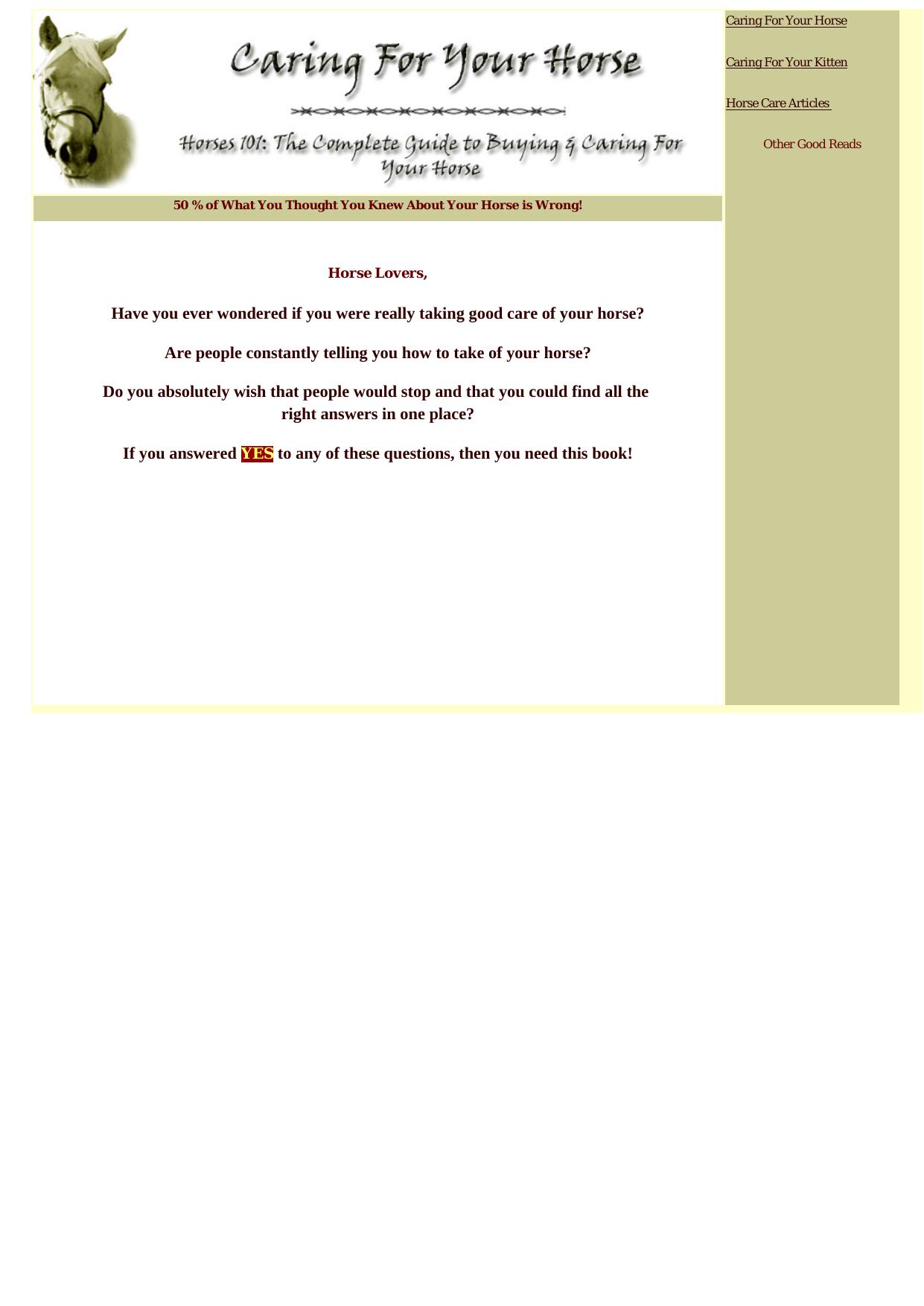 Horses 101- The Complete Guide To Buying & Caring For Your Horse.. by Best of Kuszter's Collection