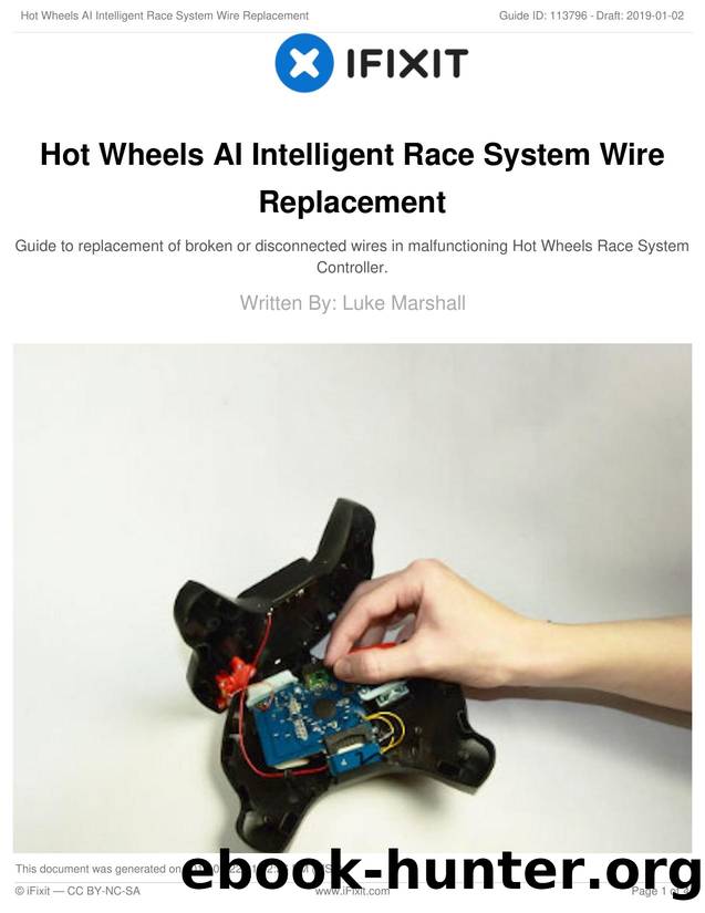 Hot Wheels AI Intelligent Race System Wire Replacement by Unknown