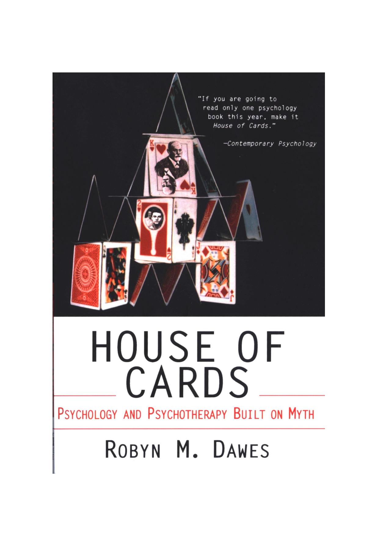 House of Cards by Robyn Dawes