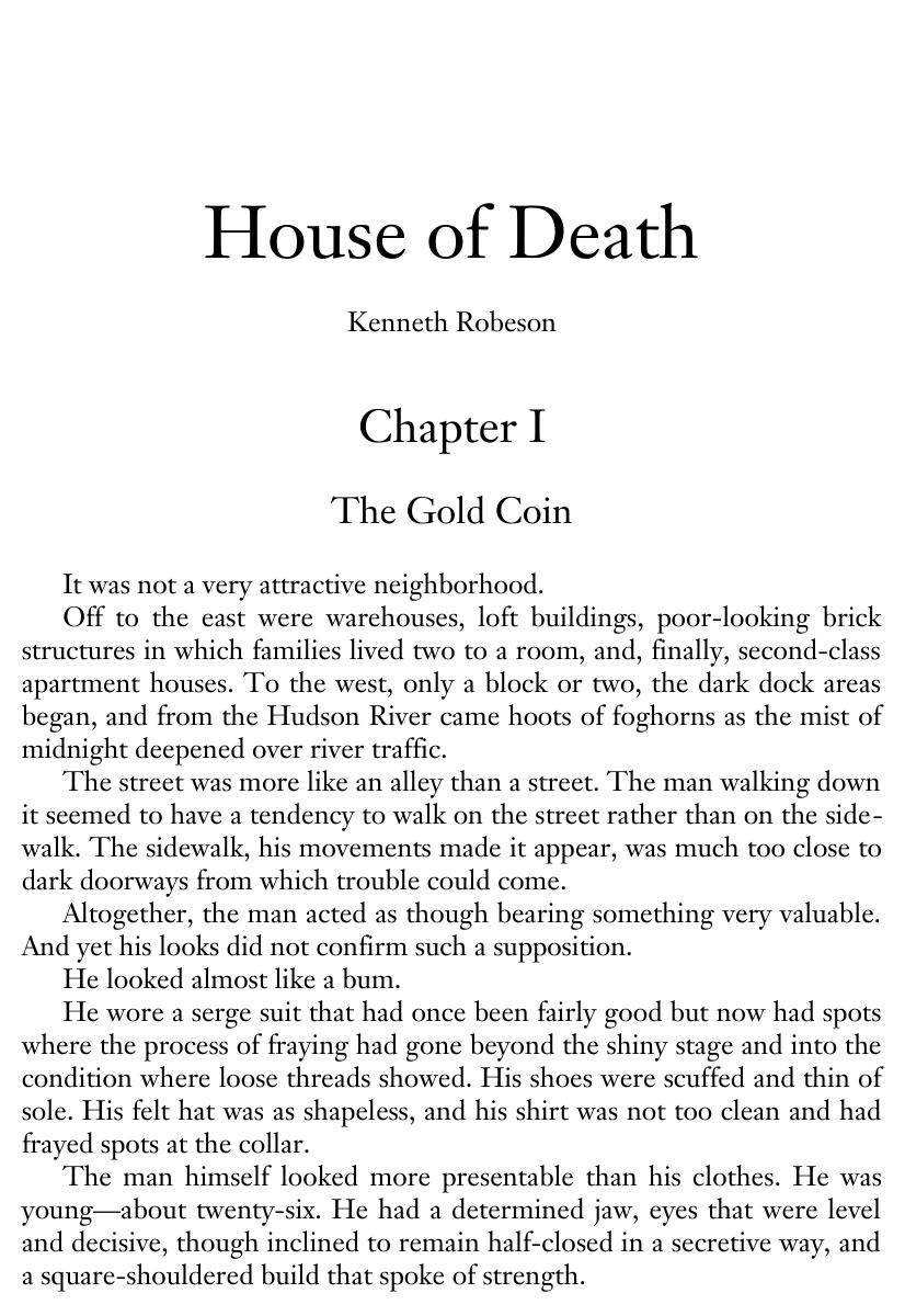 House of Death by Kenneth Robeson