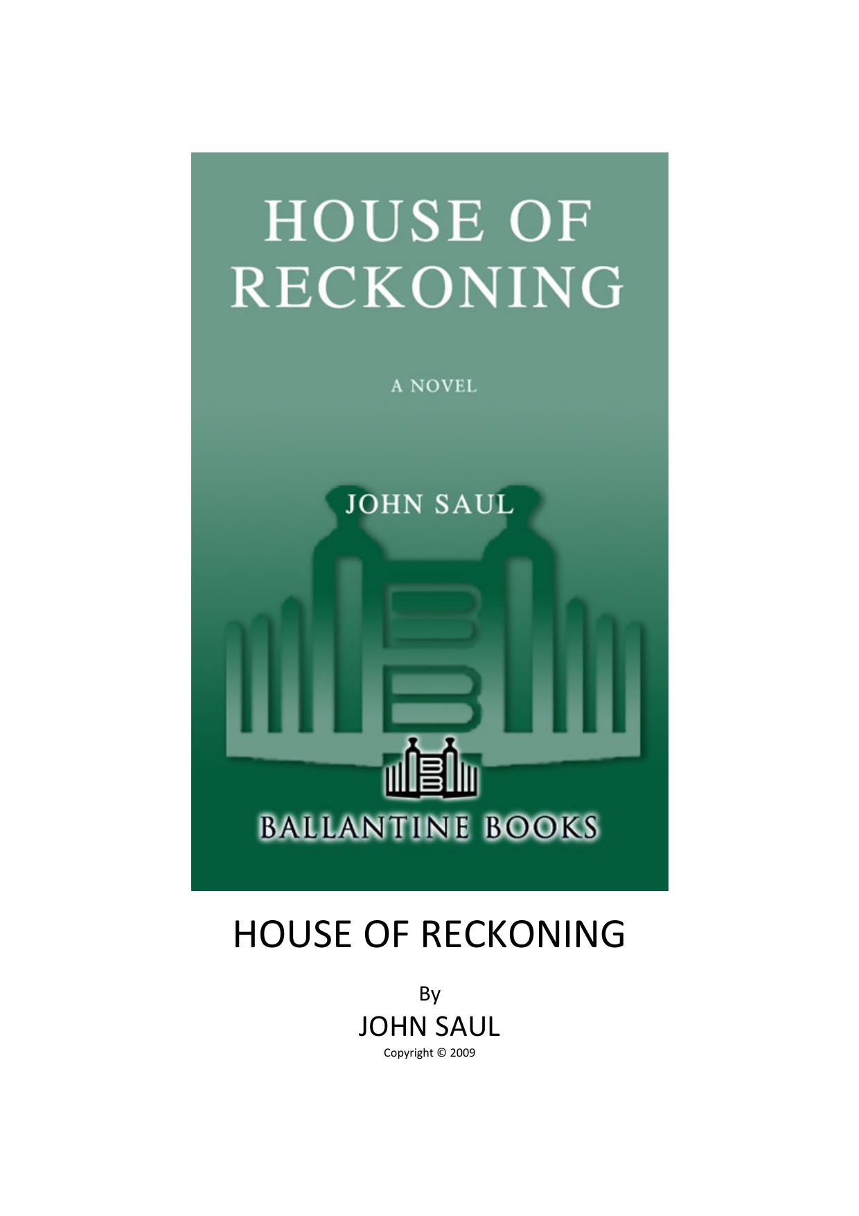 House of Reckoning by John Saul