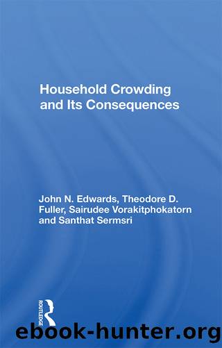 Household Crowding And Its Consequences by John Edwards