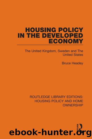 Housing Policy in the Developed Economy by Bruce Headey