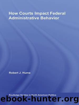 How Courts Impact Federal Administrative Behavior by Robert J. Hume