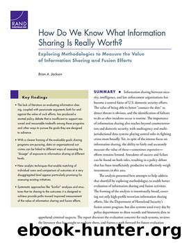 How Do We Know What Information Sharing Is Really Worth? by Brian A. Jackson