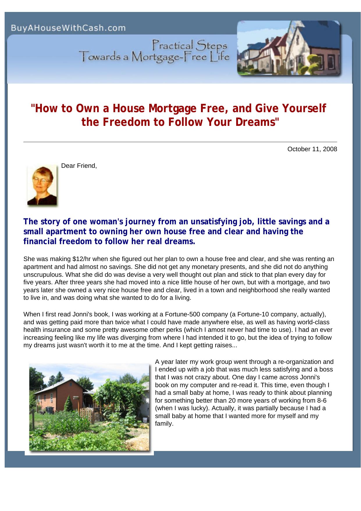How I Bought A House Without A Mortgage. by Best of Kuszter's Collection