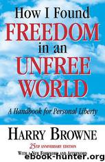How I Found Freedom In An Unfree World: A Handbook for Personal Liberty - Harry Browne by Harry Browne