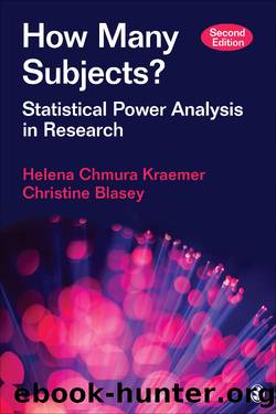 How Many Subjects?: Statistical Power Analysis in Research by Helena Chmura Kraemer & Christine Blasey