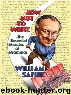 How Not to Write by William Safire