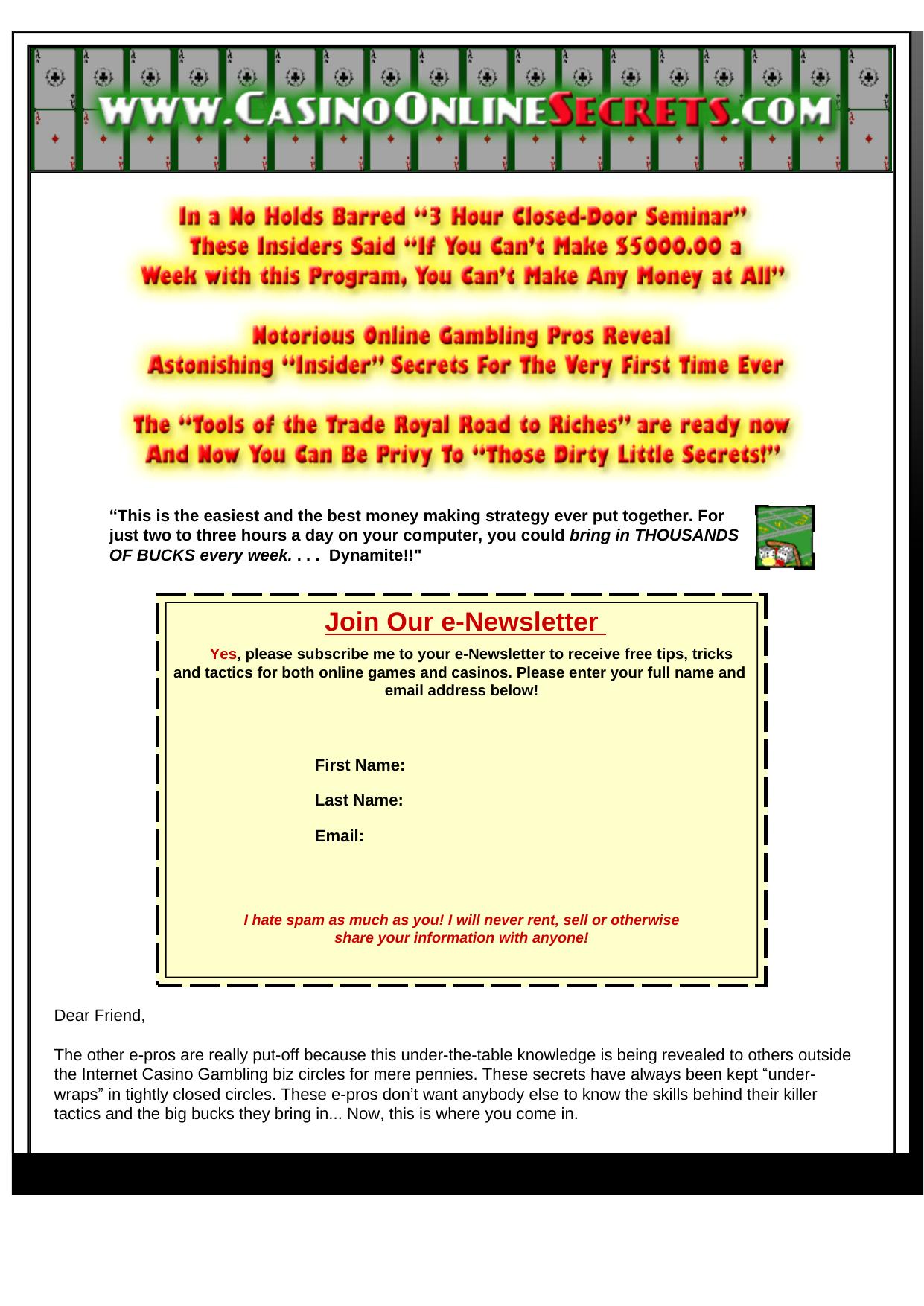 How To Beat The Online Casinos. by Best of Kuszter's Collection