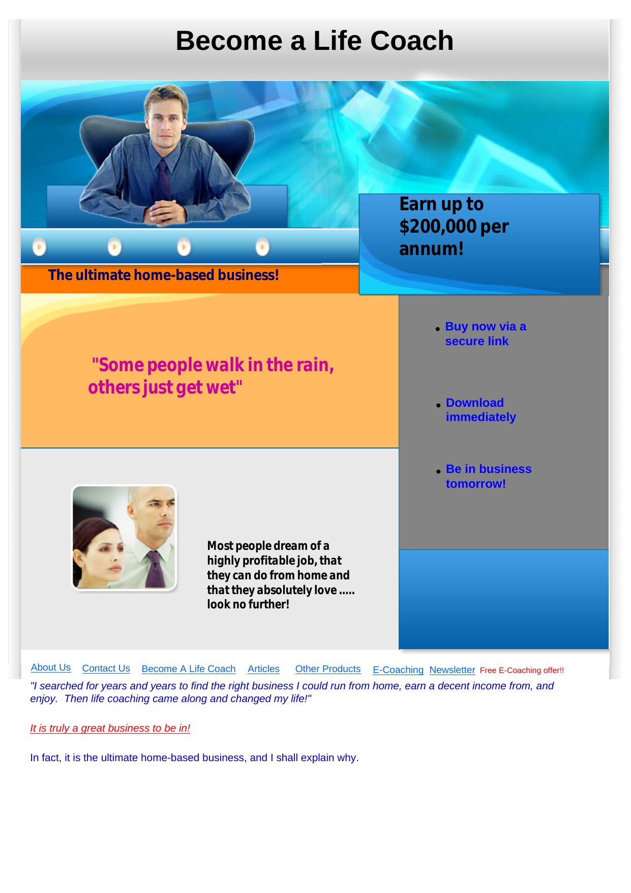 How To Become A Life Coach. Home-based Business. by Best of Kuszter's Collection