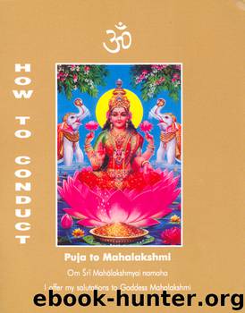 How To Conduct Puja to Mahalakshmi by Dr. A. V. Srinivasan