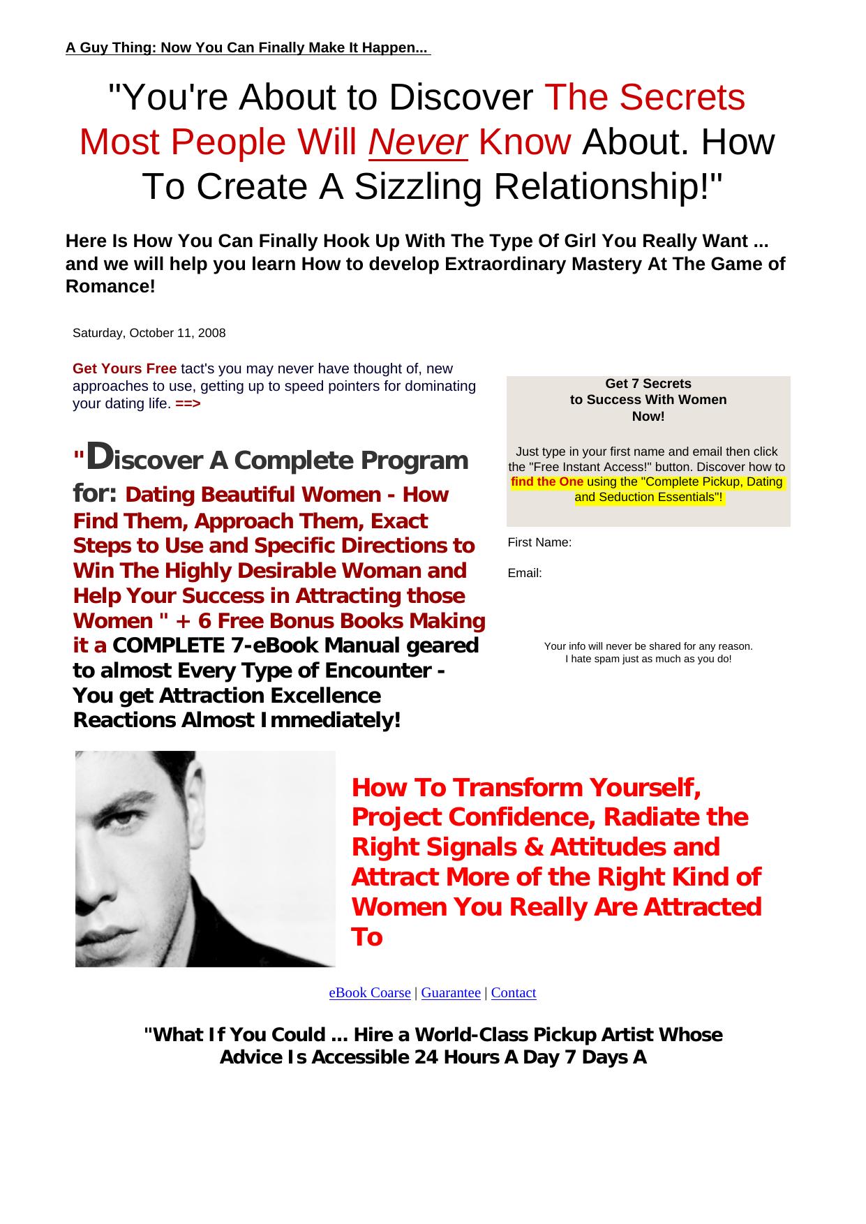 How To Date The Beautiful Women. by Best of Kuszter's Collection