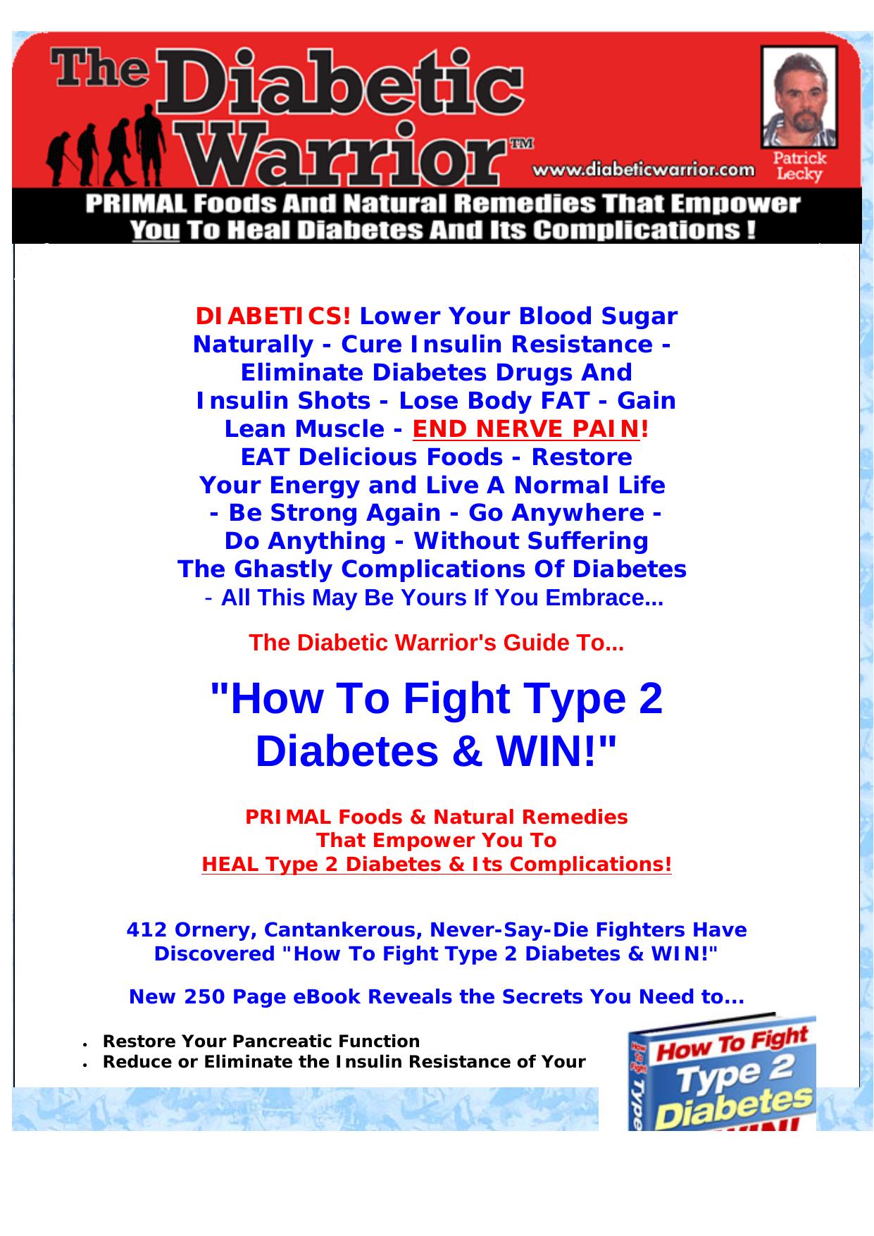 How To Fight Type 2 Diabetes & Win! by Best of Kuszter's Collection