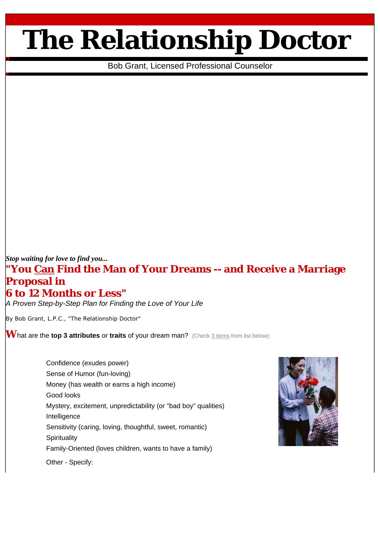 How To Find The Man Of Your Dreams. by Best of Kuszter's Collection