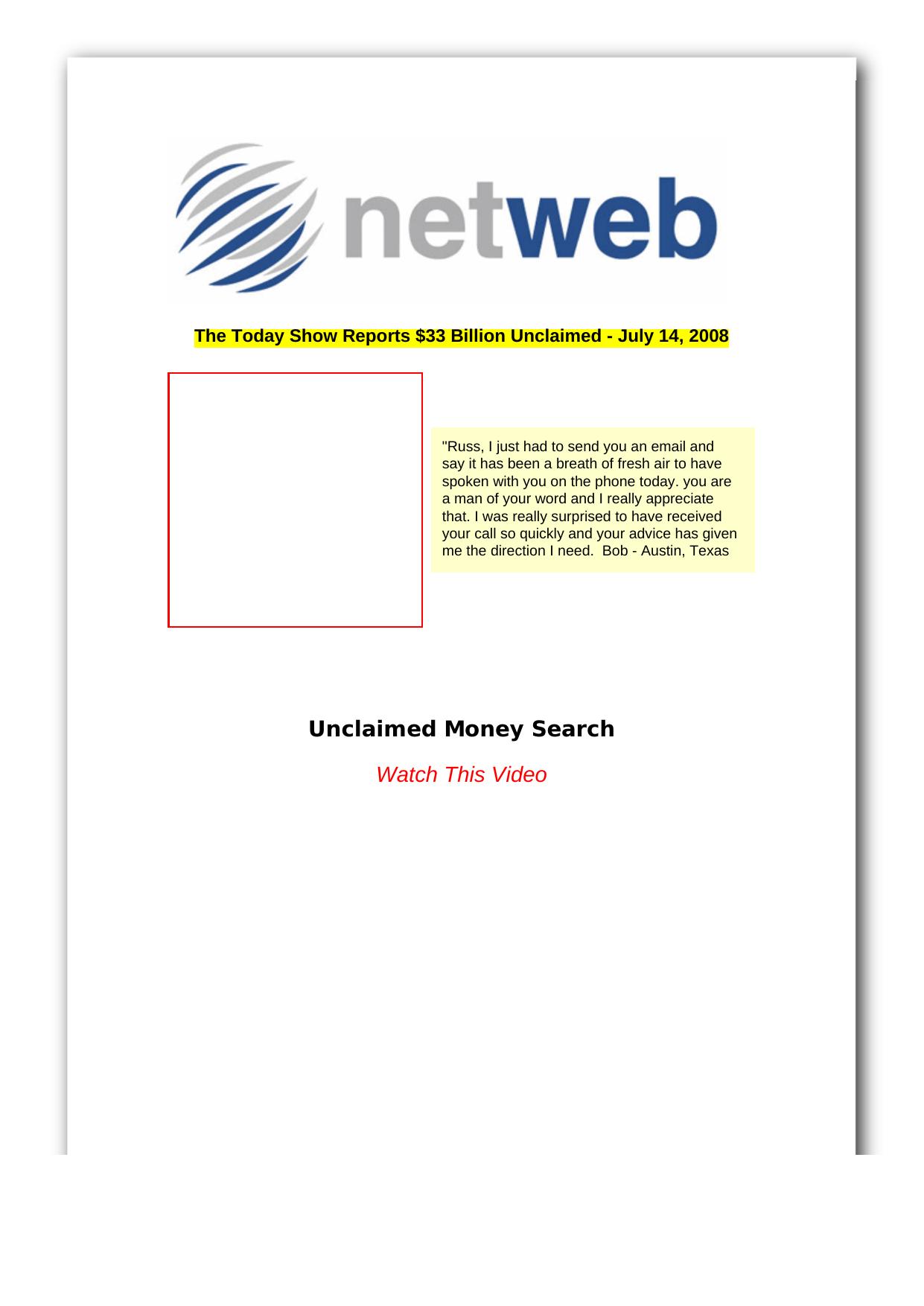 How To Find Unclaimed Money. by Best of Kuszter's Collection