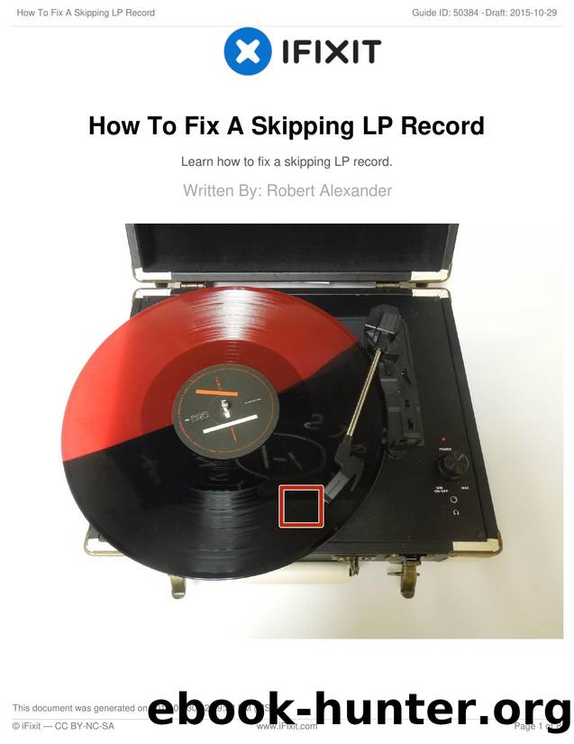 How To Fix A Skipping LP Record by Unknown