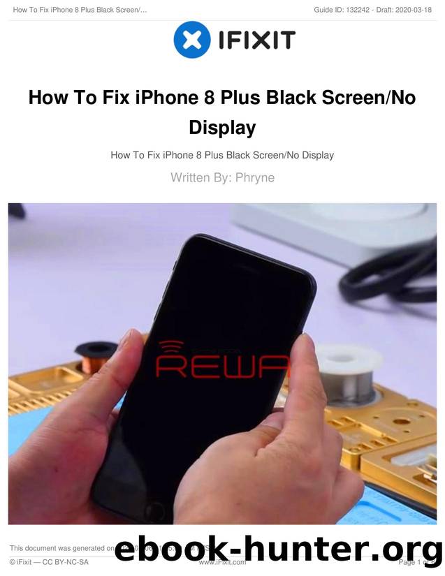 How To Fix iPhone 8 Plus Black ScreenNo Display by Unknown