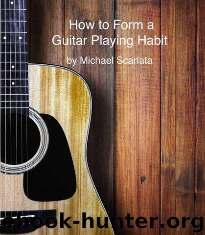 How To Form A Guitar Playing Habit: A Guide For Beginners by Michael Scarlata