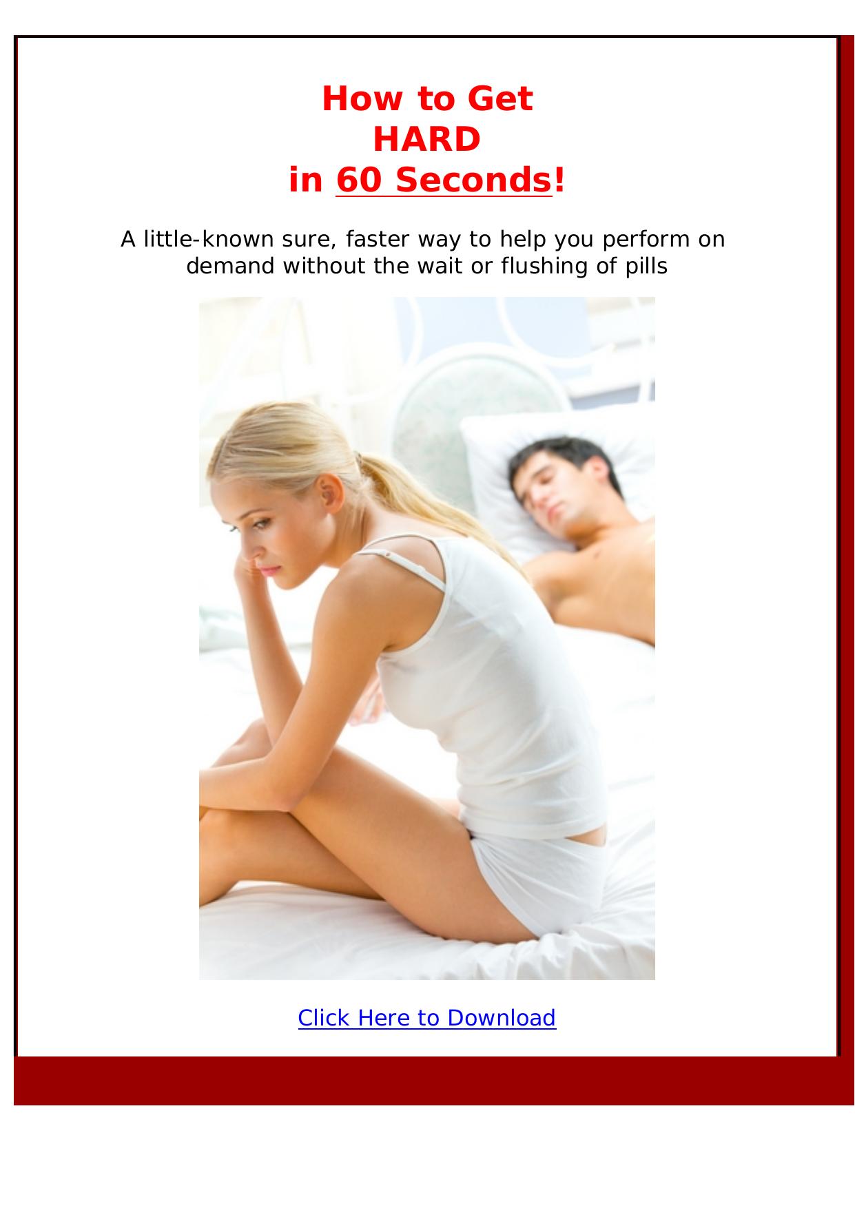 How To Get A Hard, Firm Erection In 60 Seconds. by Best of Kuszter's Collection