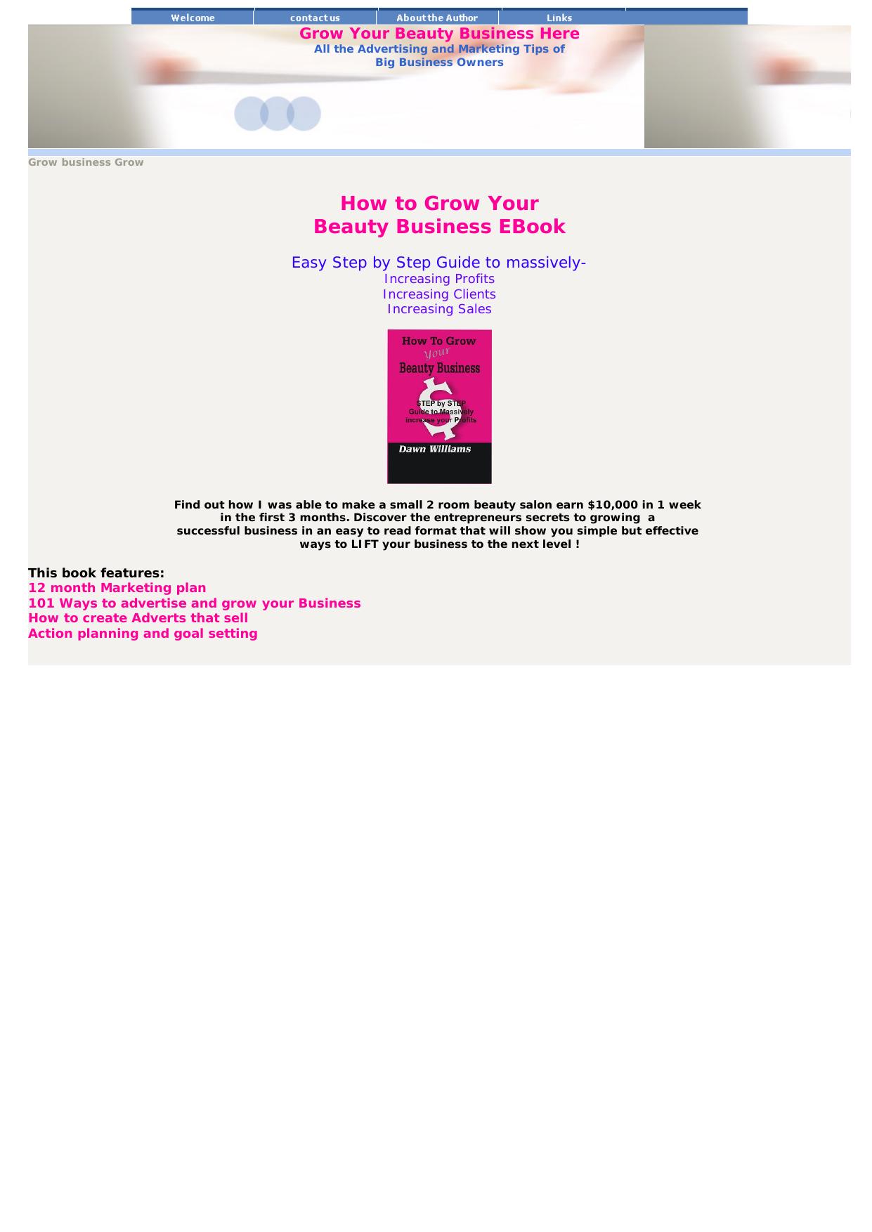 How To Grow Your Beauty Business. by Best of Kuszter's Collection