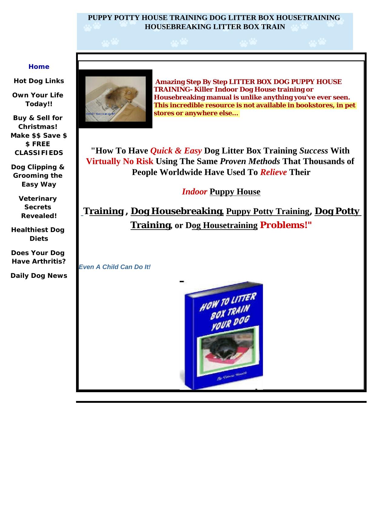 How To Litter Box Train Your Dog. by Best of Kuszter's Collection