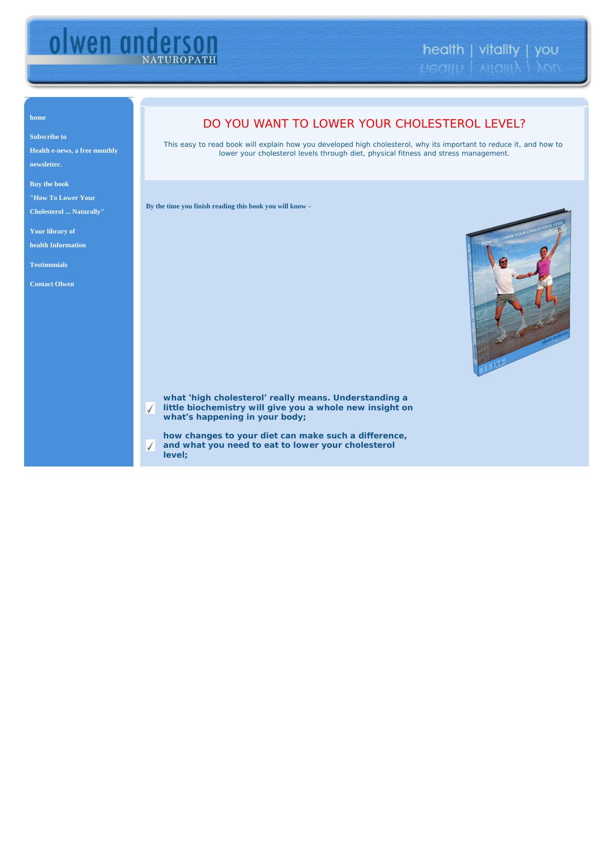 How To Lower Your Cholesteral Level Naturally. by Best of Kuszter's Collection