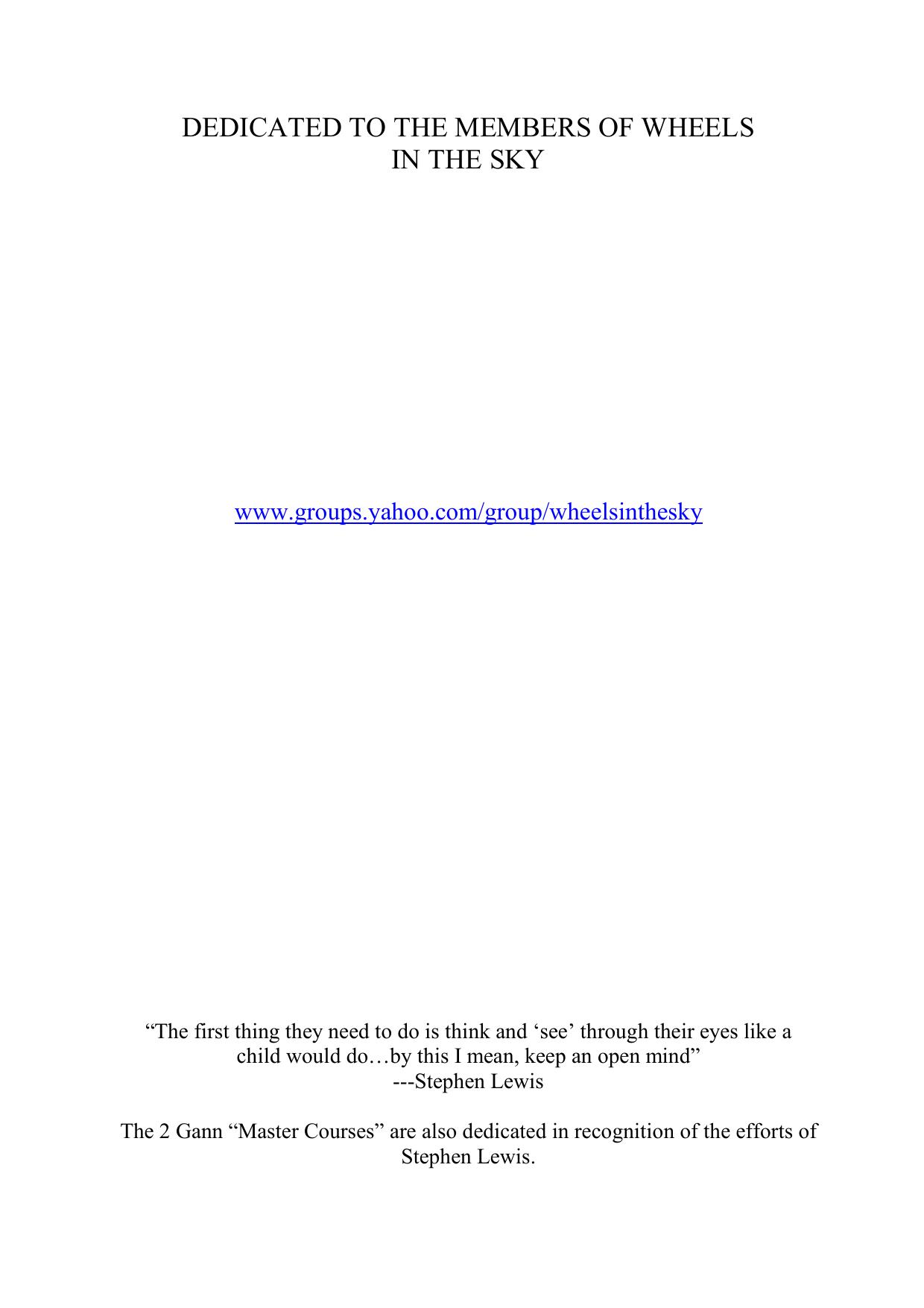 How To Make Profits Trading In Puts & Calls by Gann W.D