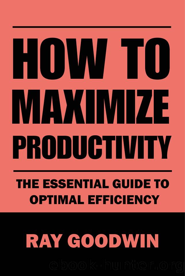 How To Maximize Productivity: The Essential Guide to Optimal Efficiency by Goodwin Ray
