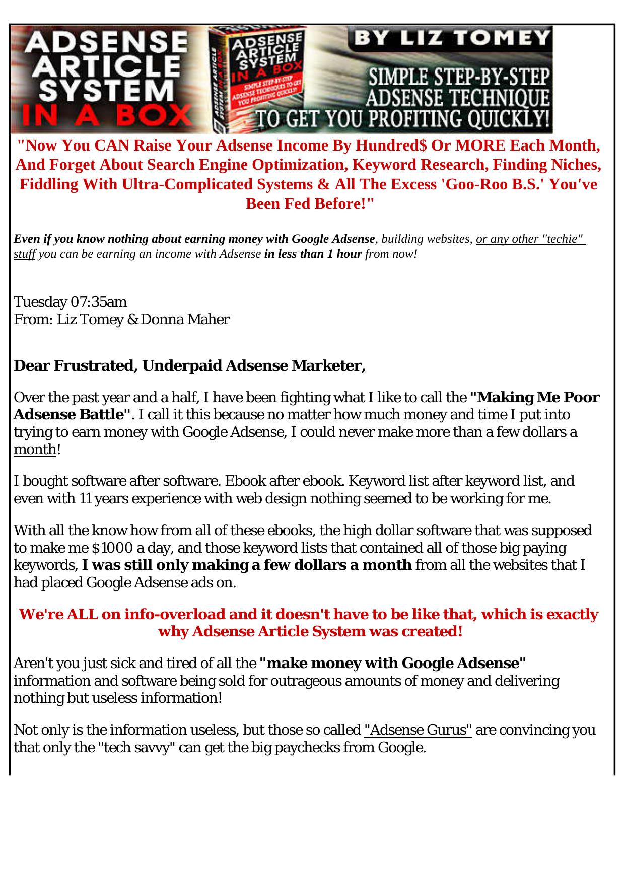 How To Monetize Your Websites With Adsense & Articles. by Best of Kuszter's Collection