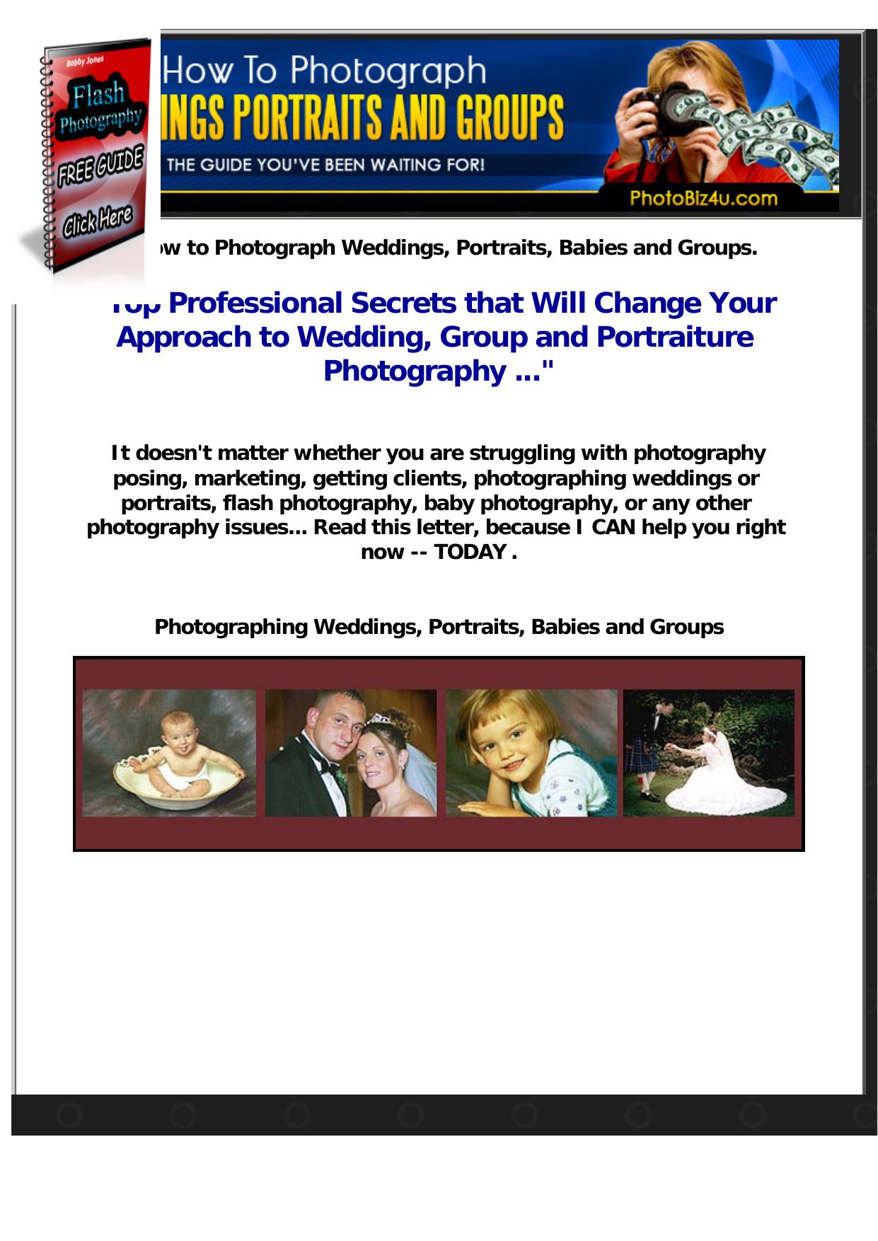 How To Photograph A Wedding. by Best of Kuszter's Collection