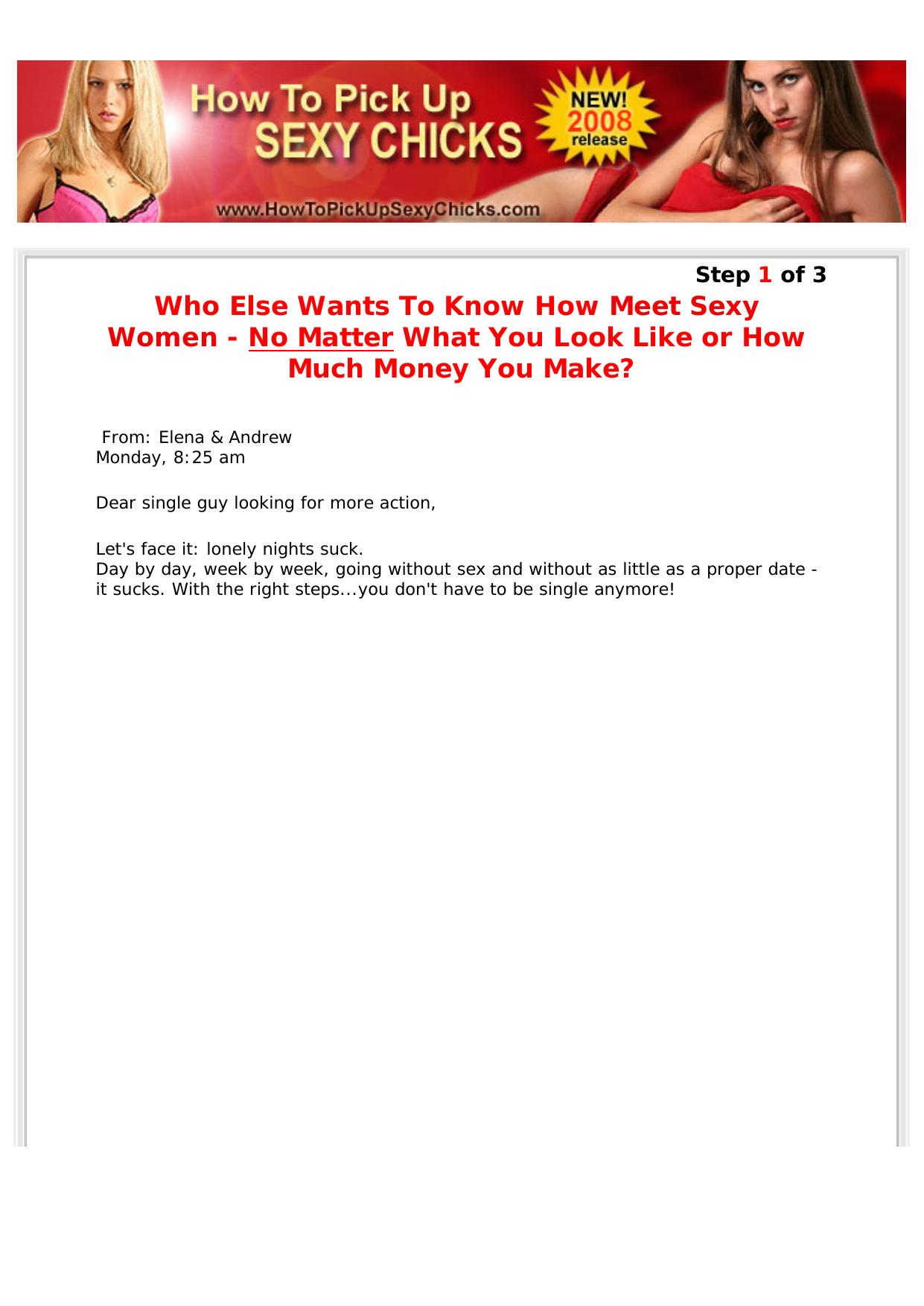How To Pick Up Sexy Chicks. by Best of Kuszter's Collection
