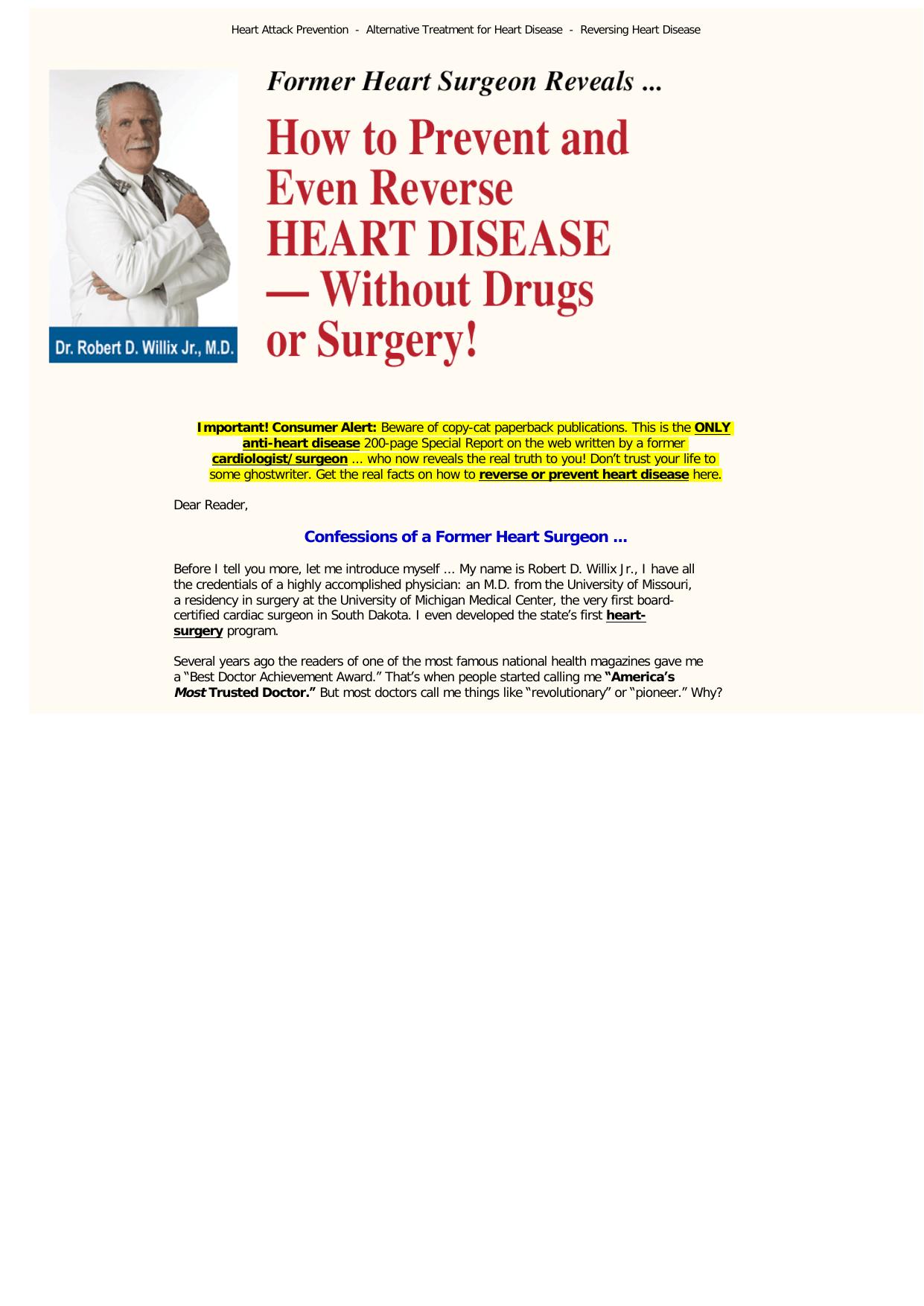 How To Prevent--even Cure Heart Disease. by Best of Kuszter's Collection