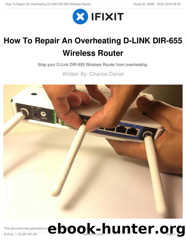 How To Repair An Overheating D-LINK DIR-655 Wireless Router by Unknown