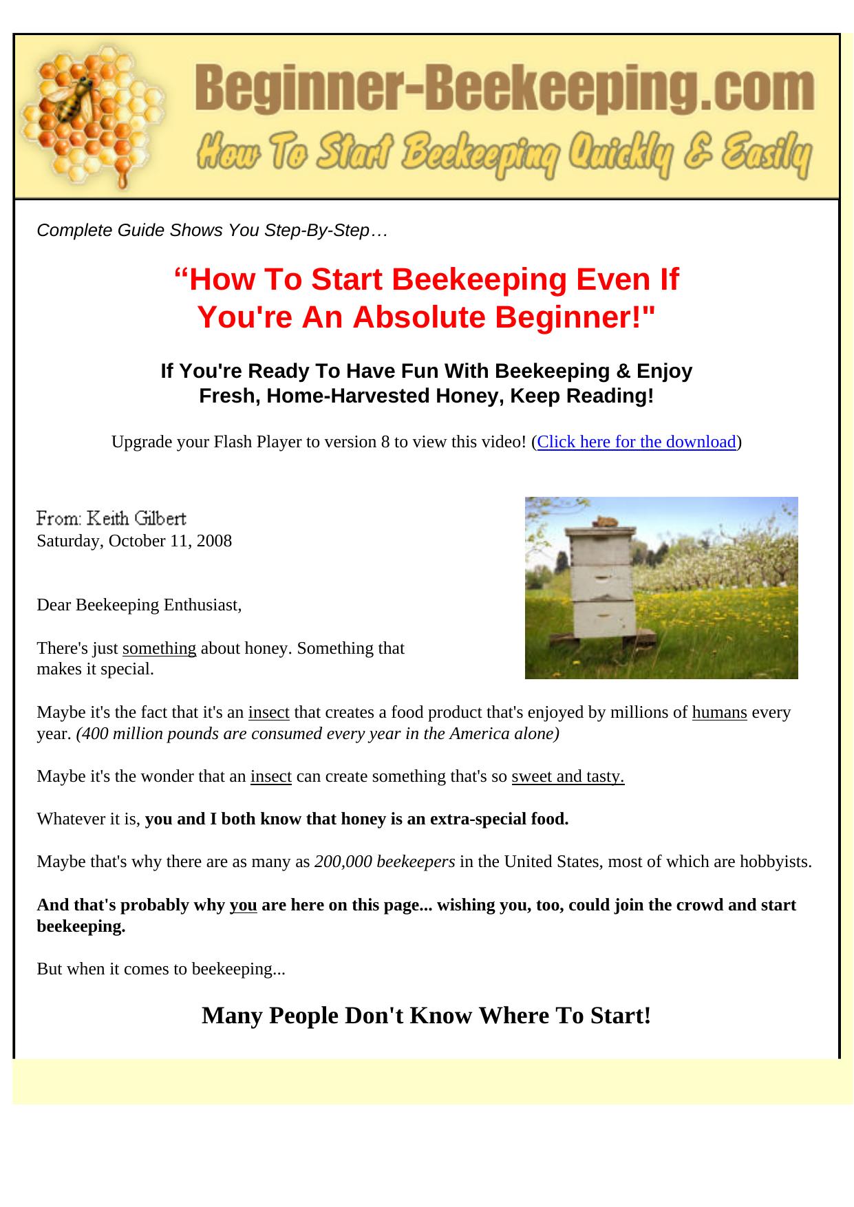 How To Start Beekeeping. by Best of Kuszter's Collection