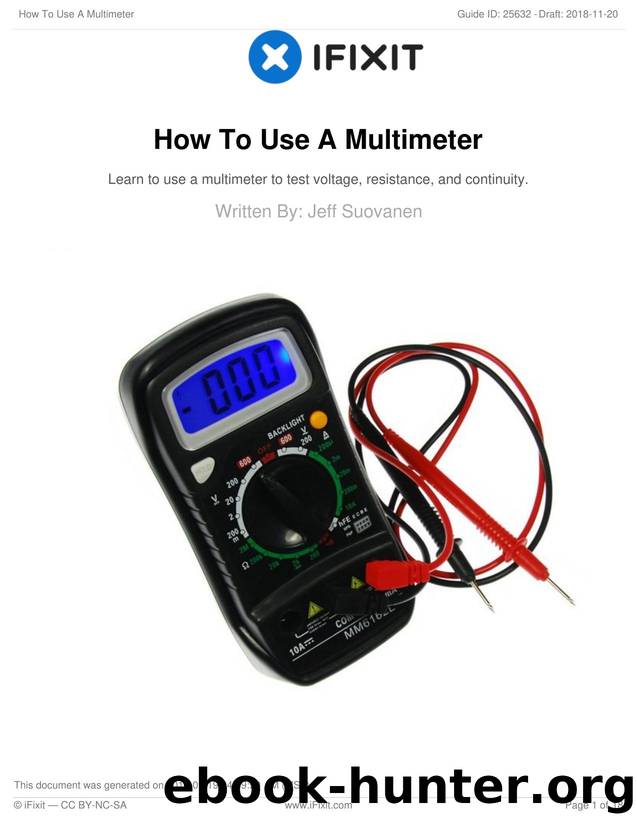 How To Use A Multimeter by Unknown