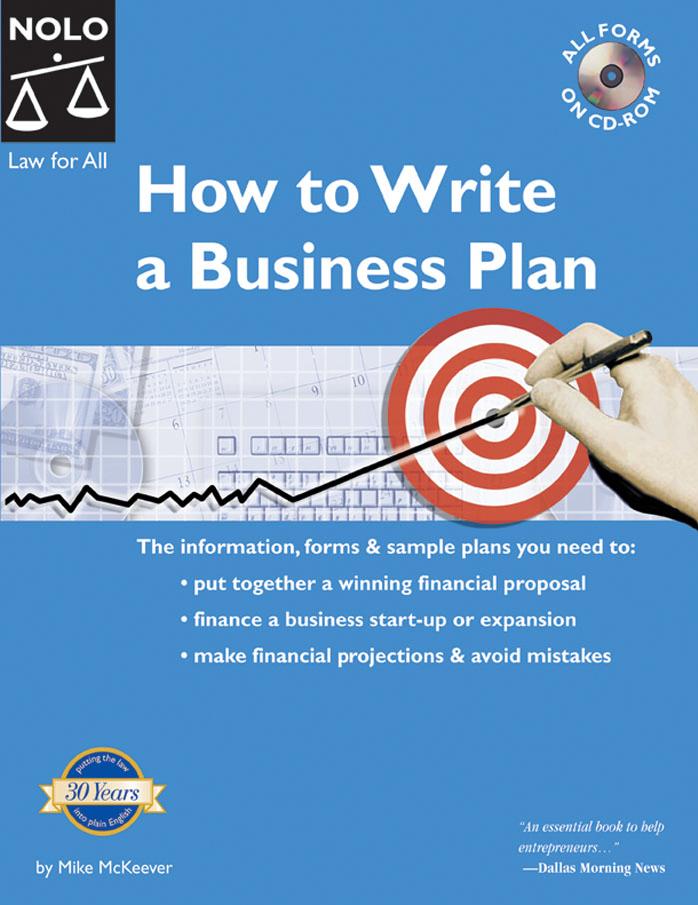 How To Write A Business Plan 7th Edition by Mike McKeever